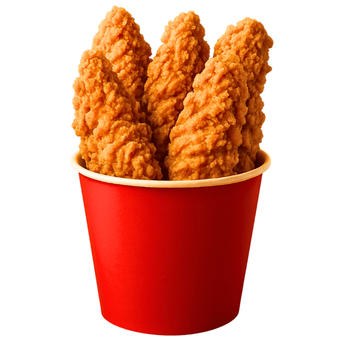 BUCKET 4 TENDERS XXL | Restaurant Hyeres - Burgers & Tenders PAPA POULE