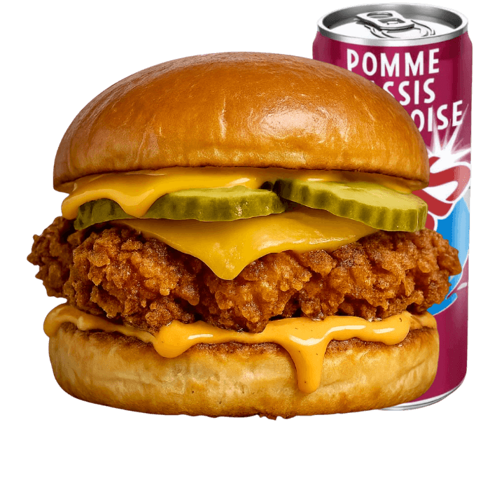 CHEESY BURGER | Restaurant Hyeres - Burgers & Tenders PAPA POULE