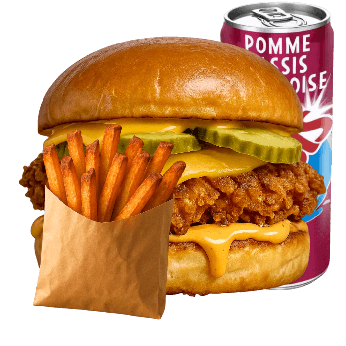 CHEESY BURGER | Restaurant Hyeres - Burgers & Tenders PAPA POULE