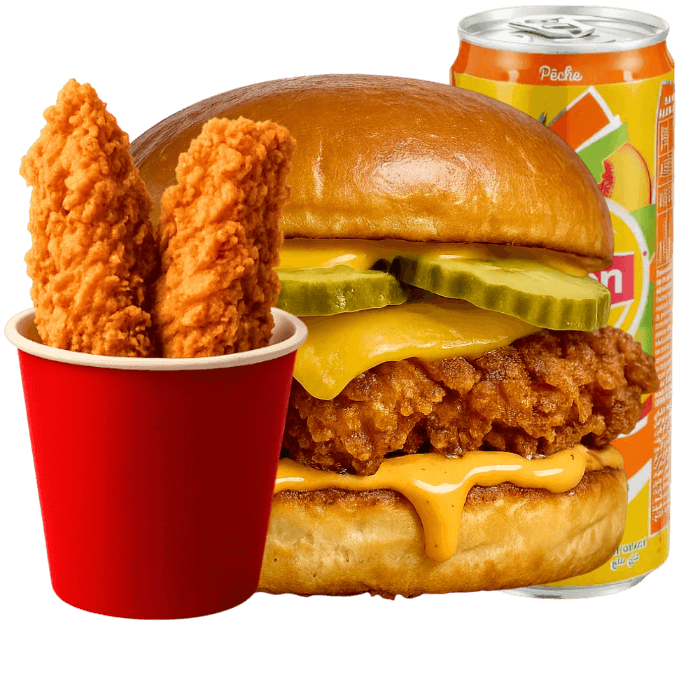 CHEESY BURGER | Restaurant Hyeres - Burgers & Tenders PAPA POULE
