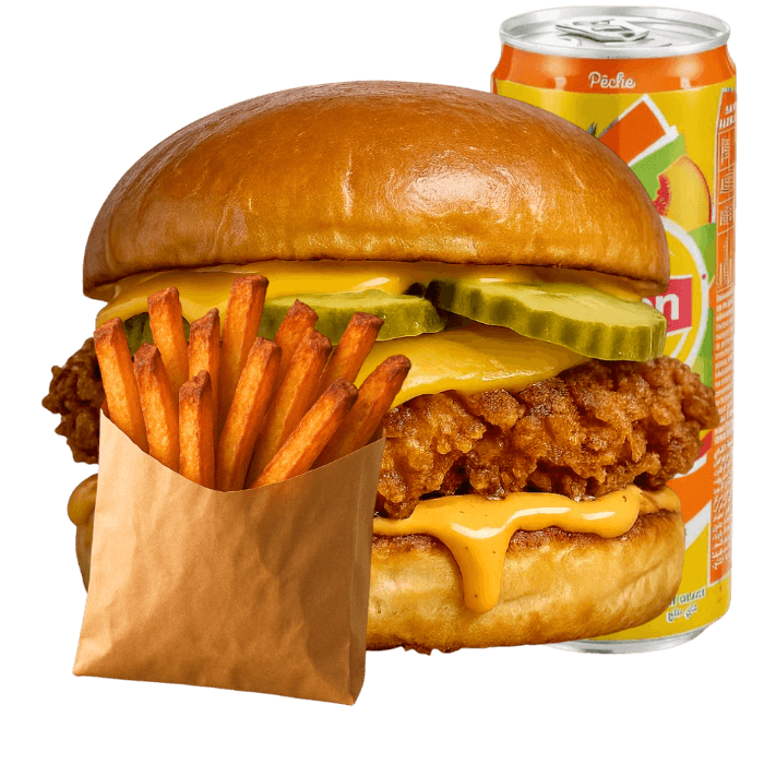 CHEESY BURGER | Restaurant Hyeres - Burgers & Tenders PAPA POULE