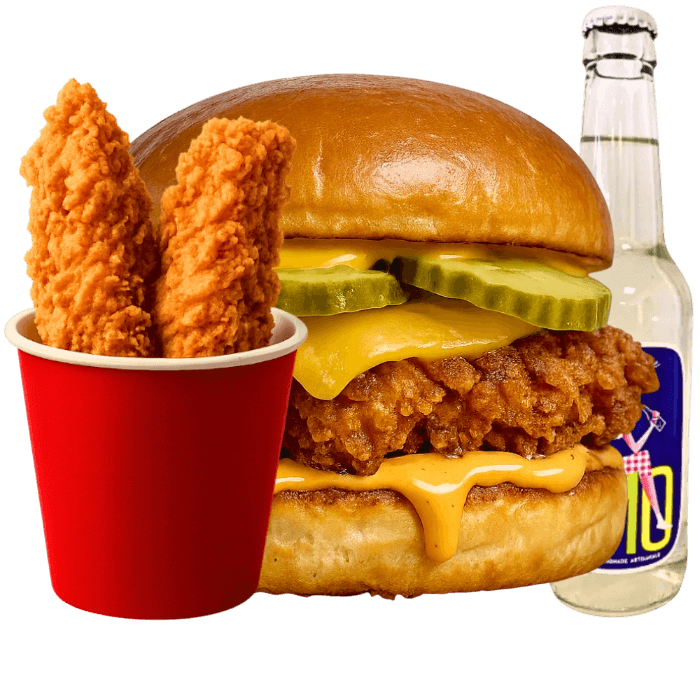 CHEESY BURGER | Restaurant Hyeres - Burgers & Tenders PAPA POULE