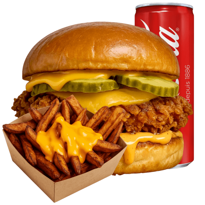 CHEESY BURGER | Restaurant Hyeres - Burgers & Tenders PAPA POULE