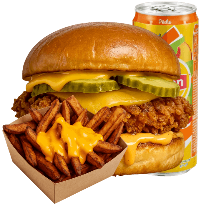 CHEESY BURGER | Restaurant Hyeres - Burgers & Tenders PAPA POULE