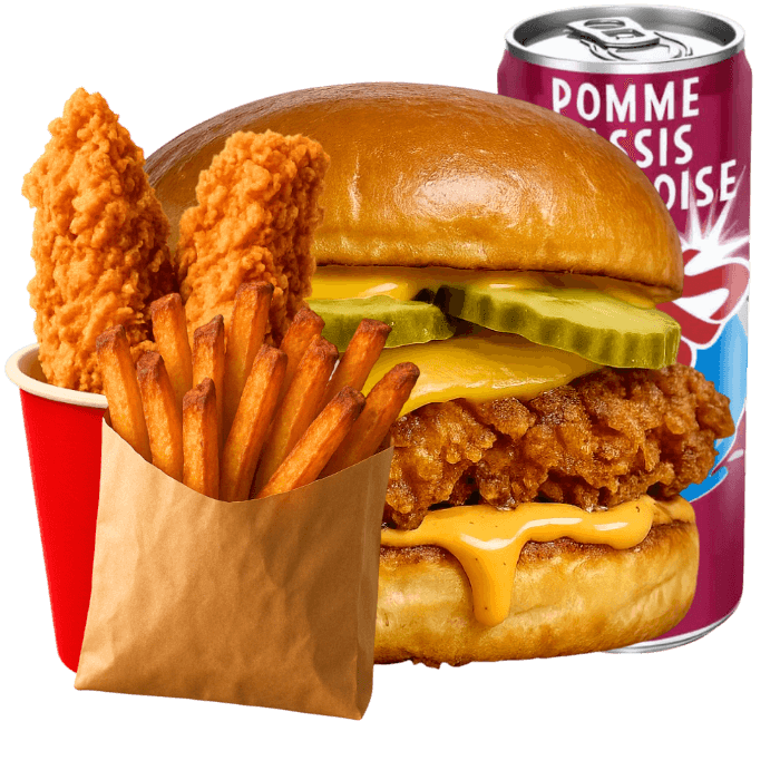 CHEESY BURGER | Restaurant Hyeres - Burgers & Tenders PAPA POULE