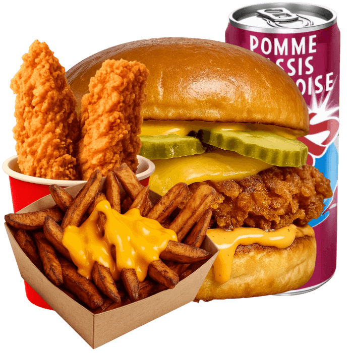 CHEESY BURGER | Restaurant Hyeres - Burgers & Tenders PAPA POULE