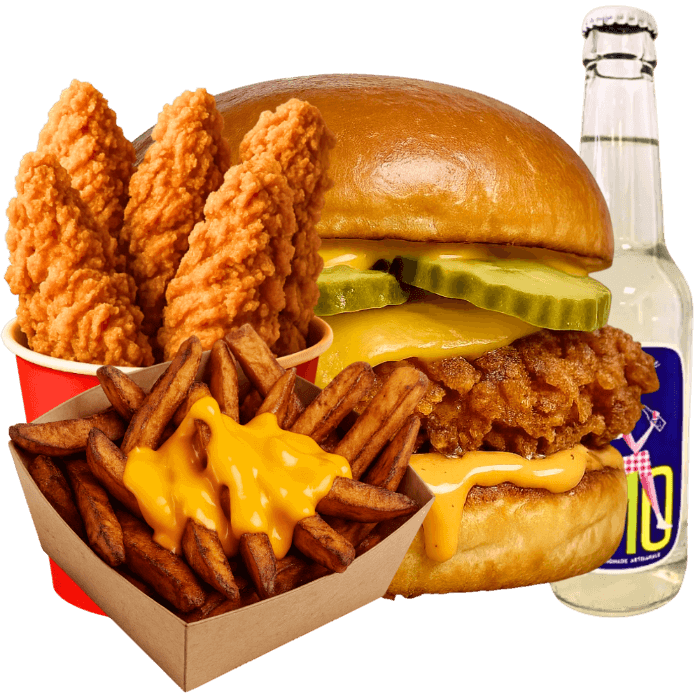 CHEESY BURGER | Restaurant Hyeres - Burgers & Tenders PAPA POULE