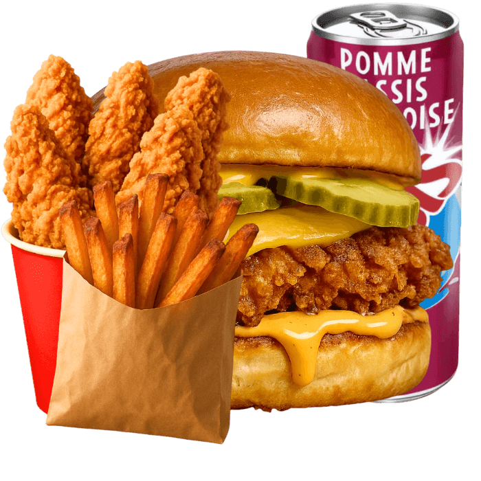 CHEESY BURGER | Restaurant Hyeres - Burgers & Tenders PAPA POULE
